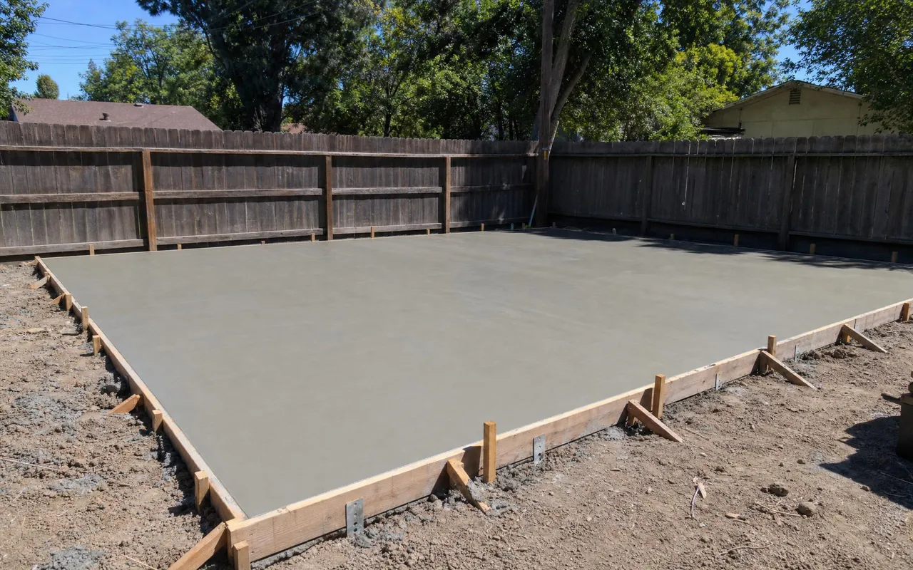 Shop Slab Pour, Mesquite, TX